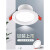 德力西（DELIXI）电气嵌入式筒灯开孔75家用3W客餐厅吊顶白色天花灯PC牛眼灯 3W暖白光(开孔75毫米)