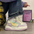 JOMC厚底面包鞋女鞋子2023秋季新款小白鞋小众百搭板鞋女低帮休闲鞋 紫色 36