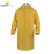代尔塔/DELTAPLUS 407005 双面PVC涂层涤纶风衣版连体雨衣 黄色 M 1件 企业专享