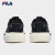 斐乐（FILA）官方LOOP女鞋帆布鞋新款休闲运动鞋小白鞋板鞋断层鞋 黑-BK 38.5