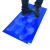 LISM粘尘垫可撕式 门口无尘室地板鞋车间沾黏灰尘脚底胶蓝 白45*90cm 1盒(10本)