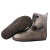阿力牛 AZF86 PVC注塑一体成型防雨鞋套 加厚耐磨雨鞋套 茶色中筒 3XL(44-45码） 