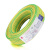 金龙羽 国标铜芯电线电缆单芯单股硬线BV-0.75平方电源线100米/卷黄绿双色