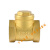 黄铜止回阀水管水泵用逆止阀自来水单向阀 大型DN15(软密封)(1/2)(4分)