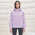 迪桑特（DESCENTE）时尚休闲男女同款秋冬季保暖羊羔绒连帽运动外套 女子-紫色LV 女S (160/80A)