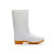 阿力牛 AZF74 白色卫生鞋靴 耐油耐酸碱劳保防护雨鞋 工厂食堂胶鞋  中低筒 35 