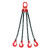 尚留鑫 起重链条吊索具3吨2.5米四腿G80锰钢组合吊具
