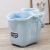 塑料拖把桶老式挤水桶甩干涮洗墩布桶用手压拧干桶地拖桶加厚 蓝色