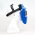 电焊面罩自动变光变色氩弧焊焊工头戴式面卓太阳能全自动 蓝色不变光