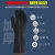 黑色橡胶耐酸碱工业手套加厚耐磨化学防腐蚀化工防水劳保作用防护 55CM工业耐酸碱手套（1双装） 均码