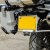 LOBOO萝卜摩托车牌照架碳纤维后牌照框车牌架子铝合金通用边框架 铝合金牌照架+转接支架