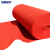 海斯迪克 HKZ-143 一次性加厚地毯 商用婚庆办公室开业展会舞台地毯 红色1.5×10m 厚5mm 多拍不截断