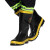 阿力牛 AX-034 97消防靴子雨鞋男防护靴消防鞋子救援靴 耐磨胶鞋 黑色 44 