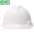 梅思安msa梅思安ABS安全帽工地男国标加厚领导透气头盔定制logo免费印字 白色 标准型PE超爱戴