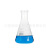 定制三角烧瓶实验室锥形瓶玻璃瓶广口平底烧瓶高硼硅加厚玻璃锥形 加厚100ml5个价