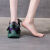 卡柏奇老爹鞋超轻女2023年秋季新款韩版网红显瘦厚底8cm轻便百搭运动鞋 绿紫 37