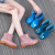 夏季女雨鞋短筒水鞋女胶鞋套鞋短雨靴 浅蓝(速干款) 高筒(无网布款) 39