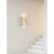 Lepptoy床头壁灯北欧客厅背景墙简约现代卧室过道走廊楼梯创意墙壁led灯 A款白17*10*8CM-白光