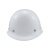 定制适用于钢工地国标白色施工夏季透气男头盔logo印字 318国标ABS加厚白色