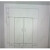 震天工 防火玻璃门自动平移感应门轨道车间办公室铝合金门禁定制 一套价 高2.4米直宽2米