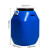 知旦存储堆码桶50L带盖密封桶样品桶610809蓝色方桶