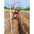 开沟机施肥小型微耕机农用机械起沟神器旋果园松土挖沟机 柴油7.5+开沟
