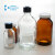 RICH LAB 进口Wheaton刻度培养基瓶透明玻璃试剂瓶密封样品瓶125 250 500ml 实心盖（240280） 适配125-500ml