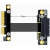 PCI-E x4 转x1延長线转接加长线 4x PCIe3.0定制加长 R21SL 35cm
