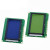蓝屏LCD12864显示屏 液晶屏 带中文字库 带背光12864-5V 并口串口 LCD12864 5V黄绿屏焊接排针