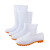 新宜和 PVC工厂靴防水防油雨鞋加厚耐磨软底耐酸碱 白色低筒款（5双装） 45
