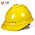 一盾免费印字 一盾安全帽工地男国标加厚建筑工程电力领导头盔定制logo印字 黄色
