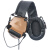 MAOKU户外Comtac-II无电子拾音降噪战术耳机头戴式C2耳麦有线耳机 黑色-无拾音降噪 官方标配