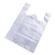 Homeglen 透明白色加厚塑料袋一次性打包胶袋 31*51cm 100个
