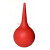 洗耳球皮老虎强力吹气球吹耳球气吹洗耳球实验室吸气球尘吹球气吹球大号FZB 红色