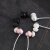 FRANSUN原道耳机E20粉酱金属腔体耳机3.5mm/Type-C游戏睡眠K歌入耳式二次元HiFi耳塞带麦 Type-C 粉色无麦