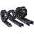 尼龙拖链雕刻机电缆穿线槽机床塑料履带桥式坦克链条工业传动链条 (内高*内宽)35*100