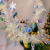 橙央（CHENGYANG）圣诞彩带装饰彩条藤条橱窗场景布置圣诞树树叶雪花毛条新年装饰品 3米彩色大圆片