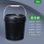 批发化工桶塑料桶包装桶黑色避光桶pp桶试剂瓶方桶避光塑料罐 10L黑色桶
