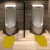 洁力小便池地垫厕所 方钻黄色六边形 40CM*50CM