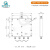 0.8-3G 微带功分器 SMA 一分四 1.1/1.7 分配器 GNSS/GPS 1.1-1.7G