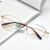 精工(SEIKO)日本全框近视眼镜框女士配有度数防蓝光眼镜钛架超轻眼镜架HC2012 HC2012红色152 单镜架不含镜片