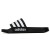 阿迪达斯（Adidas）拖鞋男鞋女鞋2022夏季新款休闲沙滩鞋黑白条纹运动鞋透气凉拖鞋 GZ5922 40.5