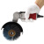 气动菠萝蜜异形打磨机不锈钢拉丝机家具底漆凹槽砂布轮磨光机 配件：30mm菠萝蜜轮