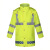 厂家供应户外荧光黄冬反光雨衣 舒适棉服高亮反光保暖雨衣 黄色 M