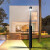 亮普洛 铝型材景观灯 B款 方柱灯4米 1套 户外景观灯 小区别墅草坪灯 防水led路灯