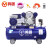 鸣固 空压机皮带机 380V工业型气泵皮带式气泵空气压缩机高压气泵喷漆泵蓝配银 W-0.9/8(三相）7.5KW