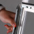 手提便携式铝合金海报架 单面双面展示宣传广告架 易拉宝P0P展架 PVC保护膜90*120