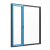 蓝斯LCP80系列 铝合金系统窗内开内倒外开窗隔热隔音定制门窗进口五金 洞口面积/平米