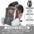 防毒面具全面罩喷漆打磨防护全脸专用头罩防尘防护面罩毒气罩护罩 6600全面具+1号滤毒盒防尘毒