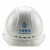 移动标志安全帽四面透气欧式带排气孔安全帽四面通透型ABS头盔中国移动标志和字 黄色
